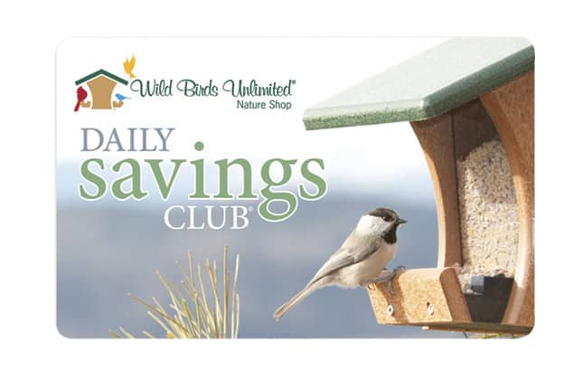 wild birds unlimited daily savings club card